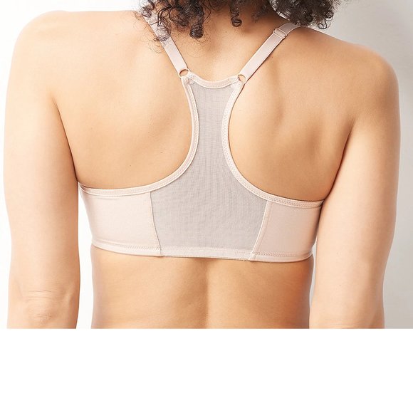 36B Breezies Shimmer Microfiber Front Close Wirefree Bra Black B - Picture 2 of 11